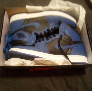 COPY - Men's Sz 9.5 Black/Blue Retro 1